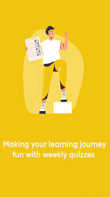 App screenshot showing course modules